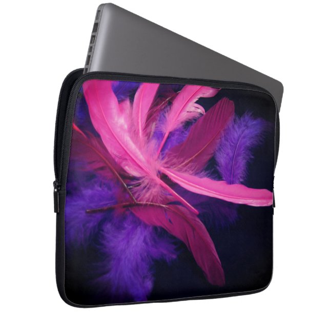 Fjädrar Laptop sleeve (Framsidan Höger)