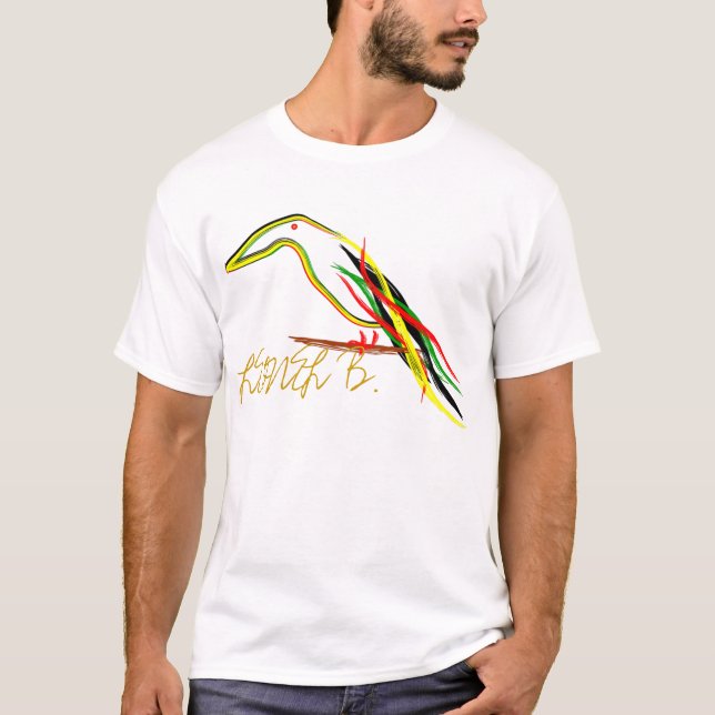 fjädrar LEONEL B. T-shirt (Framsida)