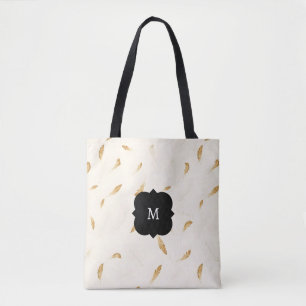Fjädrar Lyx Modern Boho Kollektion Tygkasse
