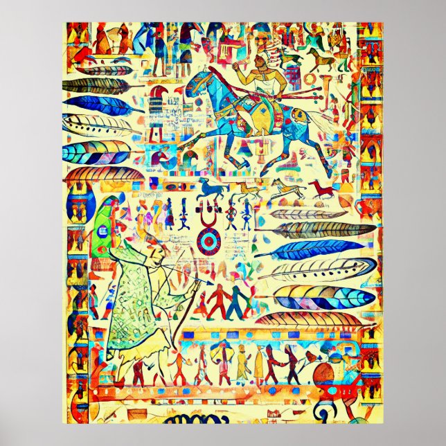 Fjädrar och sjömän mönster poster (Framsidan)