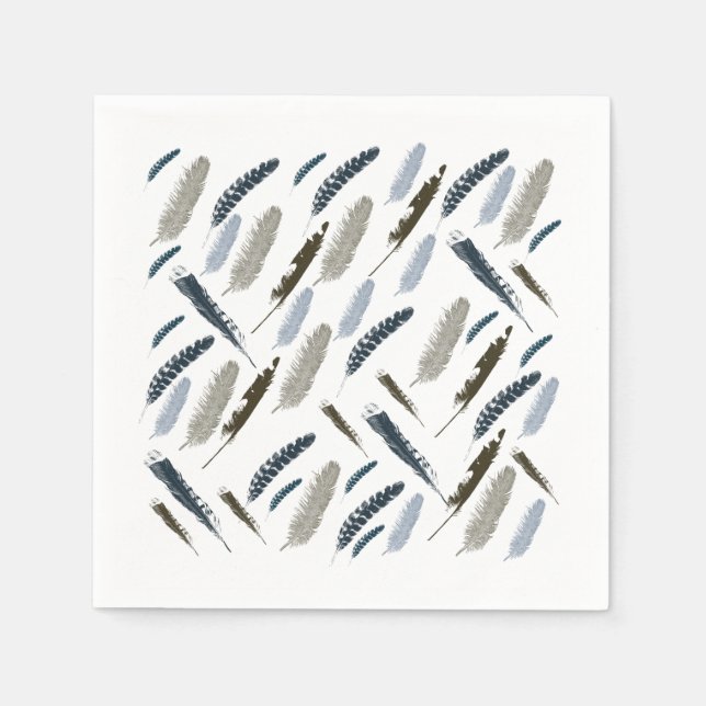 Fjädrar Pappersservett (Framsidan)
