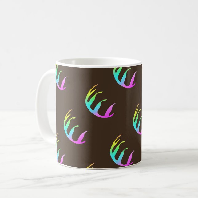 Fjädrar Rik Brown Kaffemugg (Framsida vänster)