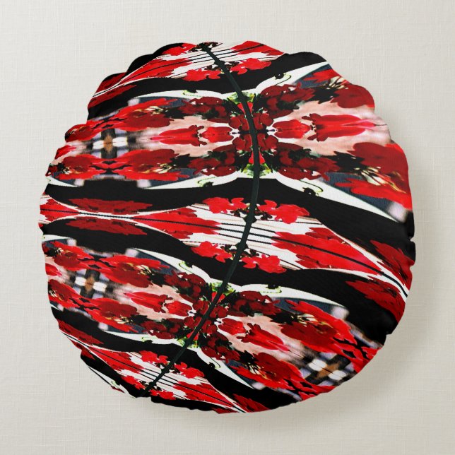 Fjädrar...... Rund Kudde (Framsidan)