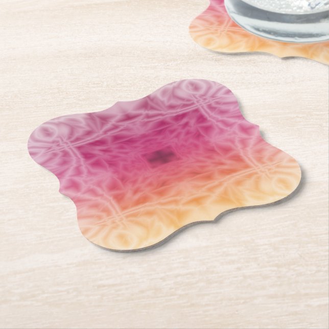 Fjädrar Underlägg Papper (Vinklad)