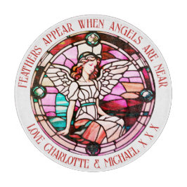 Fjädrar uppträder när Änglar är nära fastfärgat gl