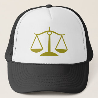 Fjäll av rättvisa - guld truckerkeps