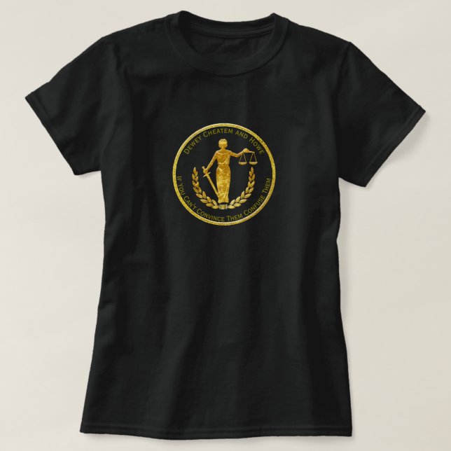 Fjäll av rättvisa personifierar tee shirt (Design framsida)