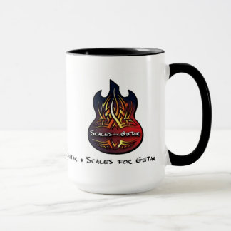 Fjäll för gitarrkaffemugg mugg