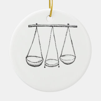 Fjäll Julgransprydnad Keramik