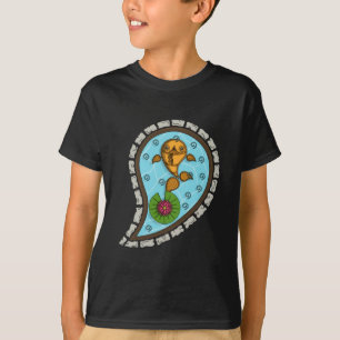 Fjällig barn- och babysvart skjorta tee shirt