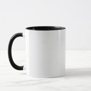Fjällräv hoprullad på vintern mugg