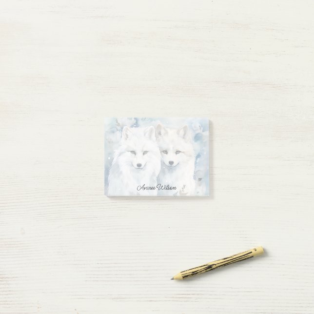 Fjällräv Post-it Block (On Desk)