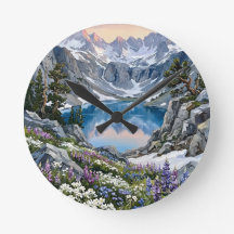 Fjällsjö Vildblommig Äng Konst