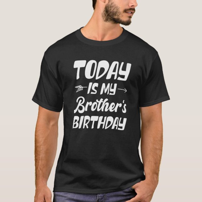 Fjällstorget Matching Brothers's Group Birthday P T Shirt (Framsida)