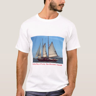 Fjärd av Fundy, New Brunswick, Kanada T-tröja T Shirt