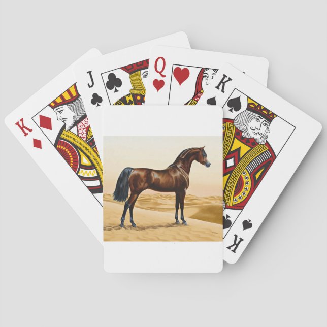 Fjärdarabhingst Casinokort (Baksidan)