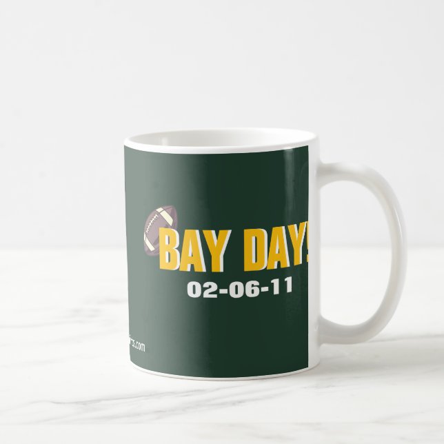 FJÄRDDAG! - Green Bayfotboll Kaffemugg (Höger)