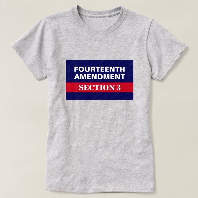 Fjärde ändringen av avsnitt 3 Konstitutionen T Shirt (Design framsida)