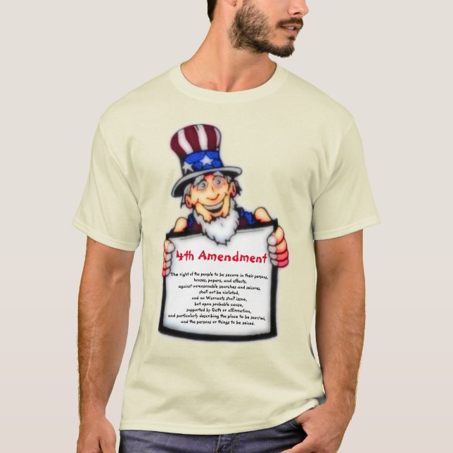 Fjärde ändringen T-Shirt (Framsida)