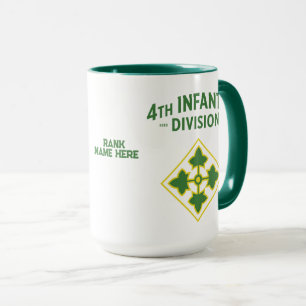 Fjärde Anpassadet för infanteridivisionen Mugg