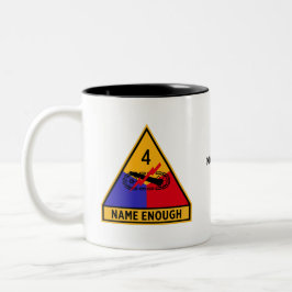 Fjärde beväpnade divisionen "Namn nog" Två-Tonad Mugg