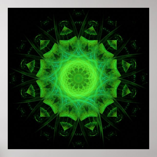 Fjärde Chakra - Anahata - den oslagna Ljud Poster (Framsidan)