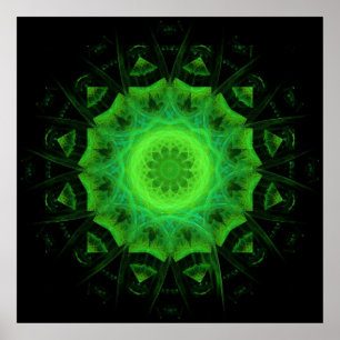 Fjärde Chakra - Anahata - det Unstruck ljud Poster