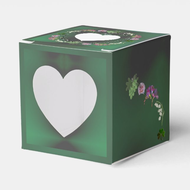 Fjärde favoritrutan för frukt och Blommigt Presentaskar (Framsidan Sidan)