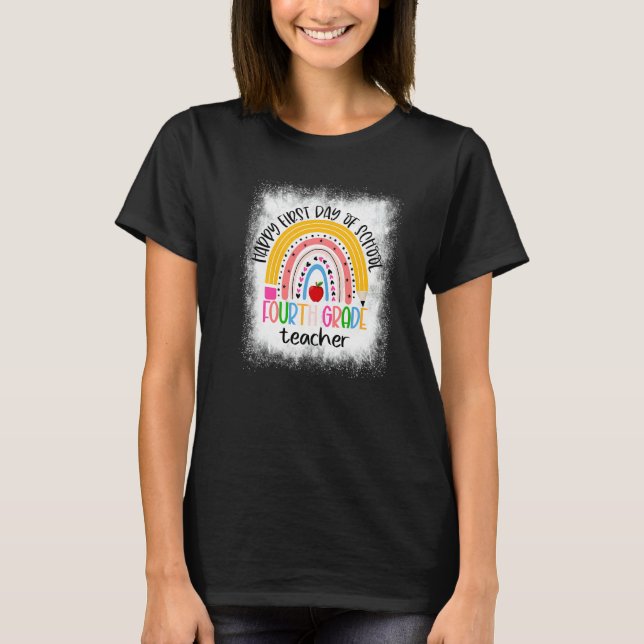 Fjärde fjärde Klass-läraren Life Pencil Bakom T Shirt (Framsida)