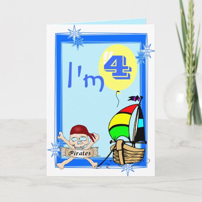Fjärde födelsedag kort (Framsida)