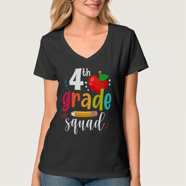 Fjärde graderingen av tea i Back to school vid Kla T Shirt (Framsida)