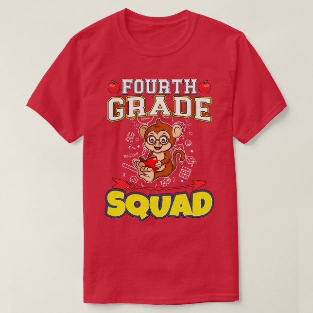 Fjärde grundskolan i Klass T Shirt (Design framsida)