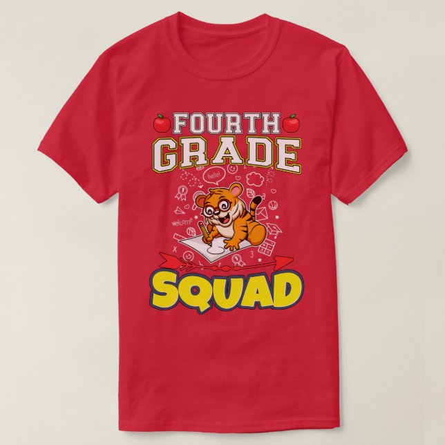 Fjärde grundskolan i Klass T Shirt (Design framsida)