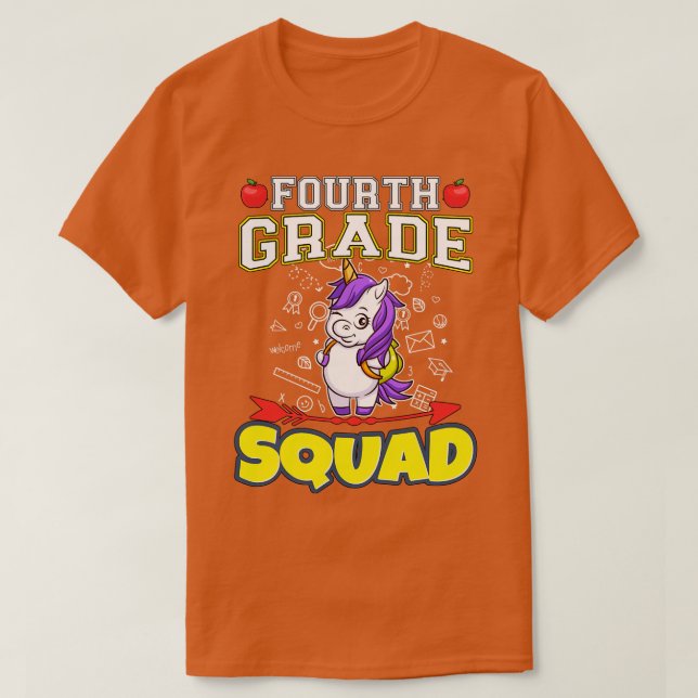 Fjärde grundskolan i Klass T Shirt (Design framsida)