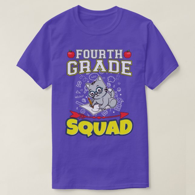 Fjärde grundskolan i Klass T Shirt (Design framsida)