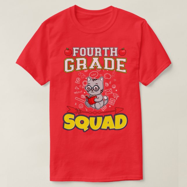 Fjärde grundskolan i Klass T Shirt (Design framsida)