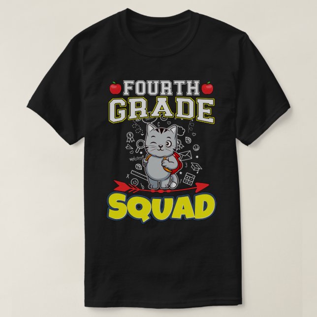 Fjärde grundskolan i Klass T Shirt (Design framsida)
