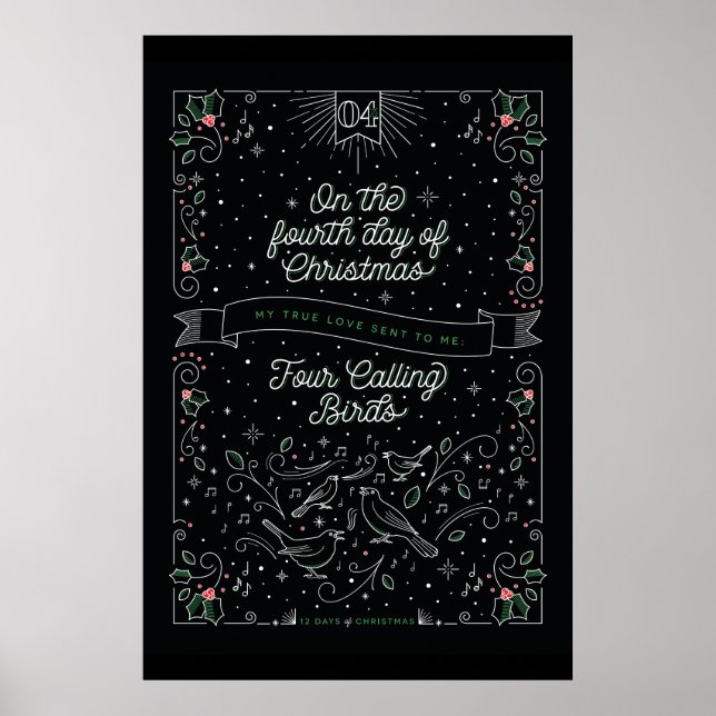 Fjärde juldagen Poster 24 x 36 (Framsidan)