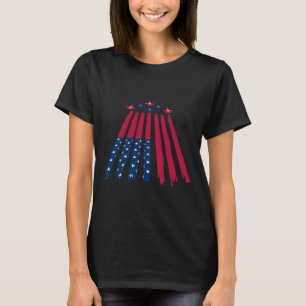 Fjärde juli 4:e Independence day-amerikanska Flagg T Shirt