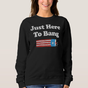 Fjärde juli 4 juli är jag bara här för att bang 1 t shirt