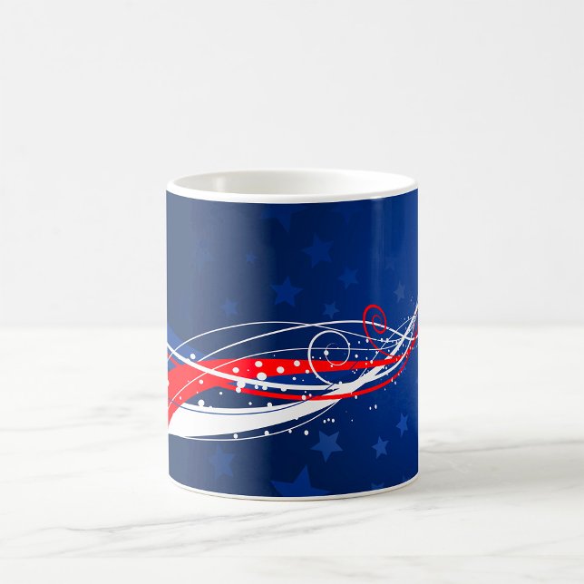 Fjärde juli-Abstrakten Kaffemugg (Skapare uppladdad)