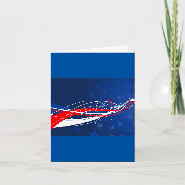 Fjärde juli-Abstrakten Kort (Skapare uppladdad)
