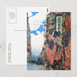 "Fjärde juli" av Childe Hassam Vykort