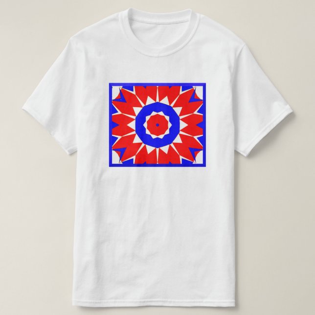 Fjärde juli Basic T-Shirt (Design framsida)