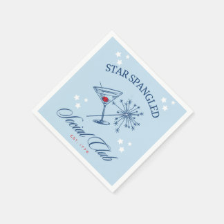 Fjärde juli-blöjor pappersservett