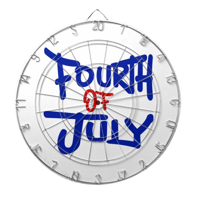 Fjärde juli darttavla (Framsidan)