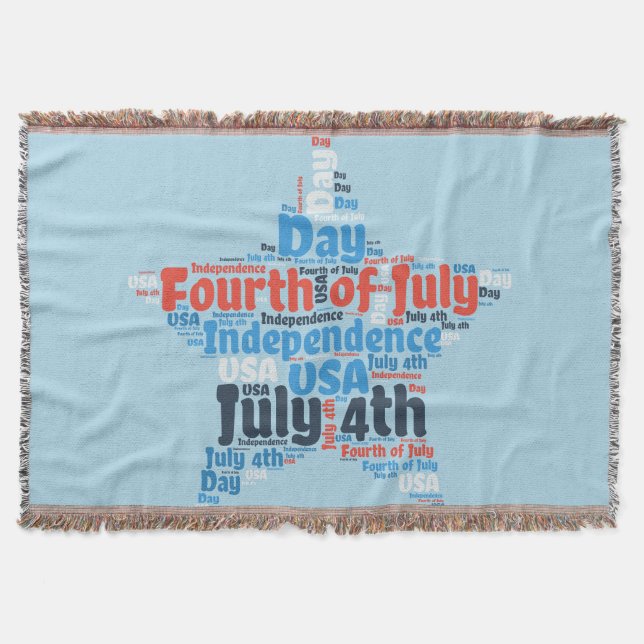 Fjärde juli filt (Framsidan)