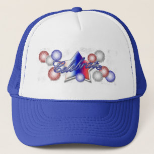 Fjärde juli Fireworks Hat Keps