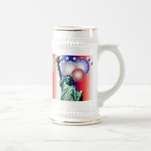 Fjärde juli Fireworks Mugg