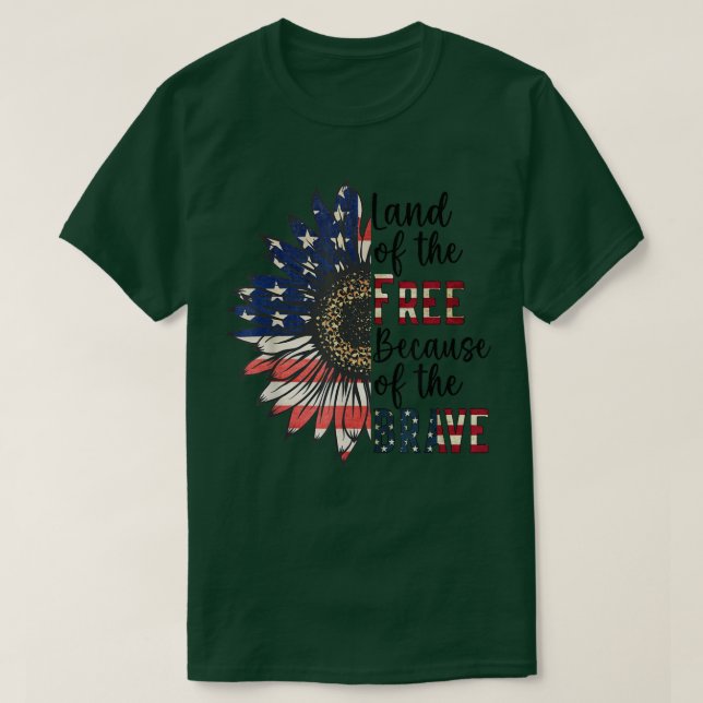 Fjärde juli fjärde kvinnan, American Flagga Graphi T Shirt (Design framsida)